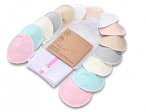 multi-color reusable breast pads